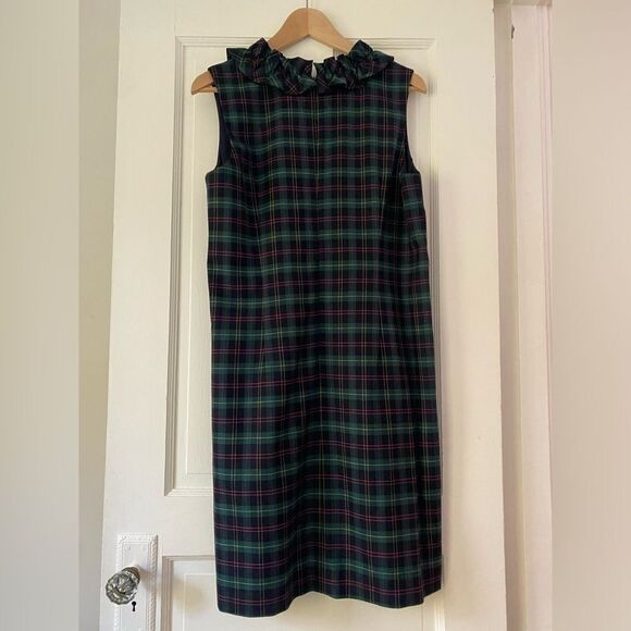 NWT Talbots Plaid Sheath Dress - Picture 11 of 13